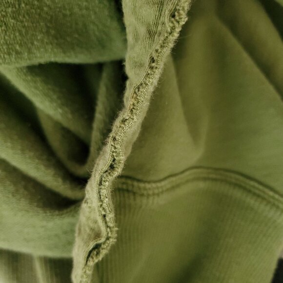 Vintage Urban Outfitters Lux asymmetrical button-up cotton sweatshirt with - Picture 5 of 5